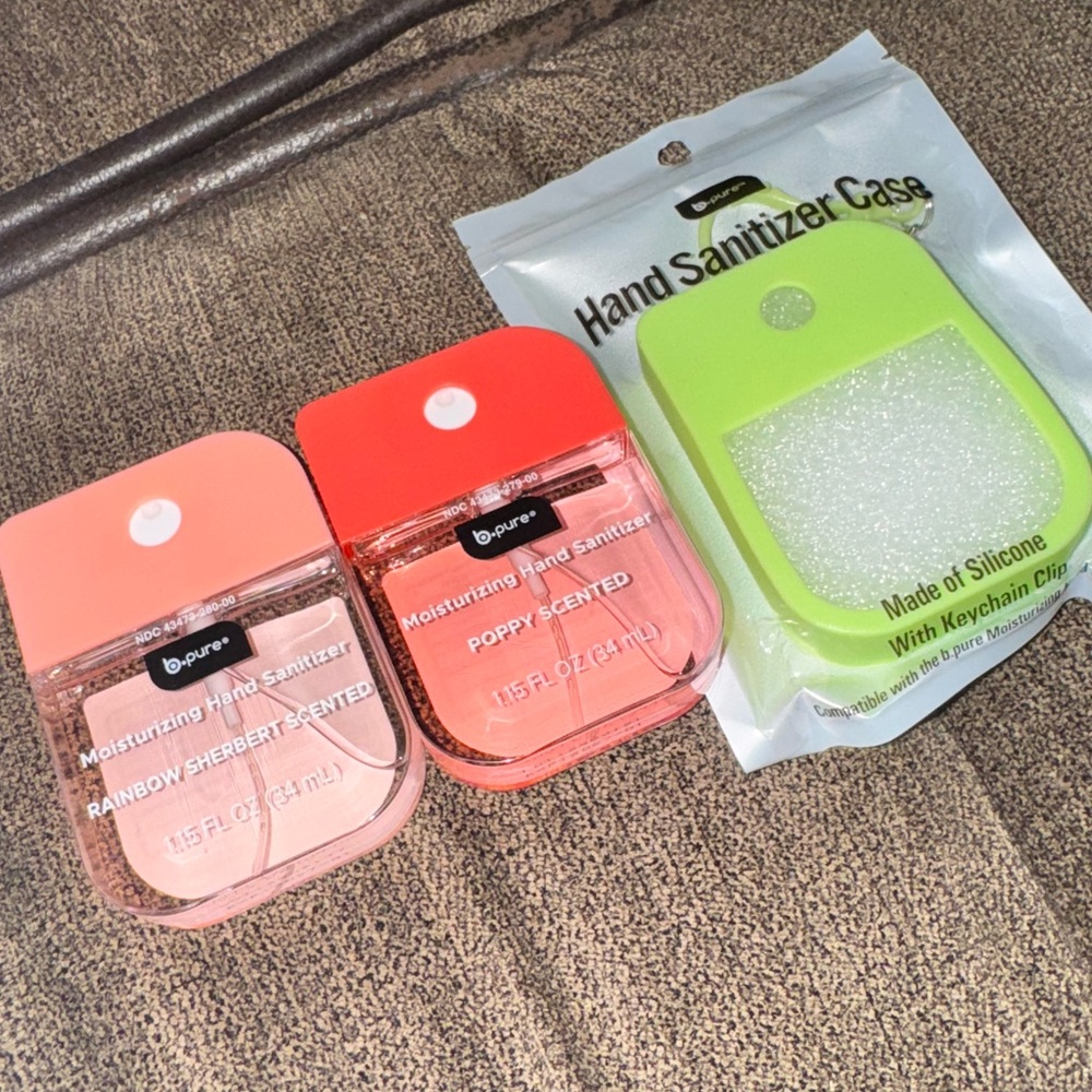 BPURE hand sanitizer and case